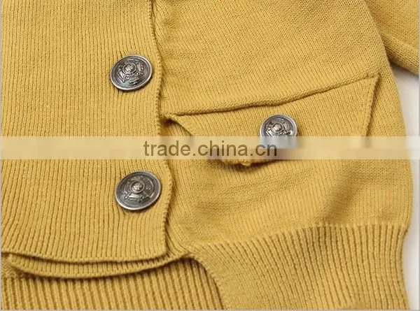 Single Breasted Irregular Boys Fashion Cardigan Sweater photo-5
