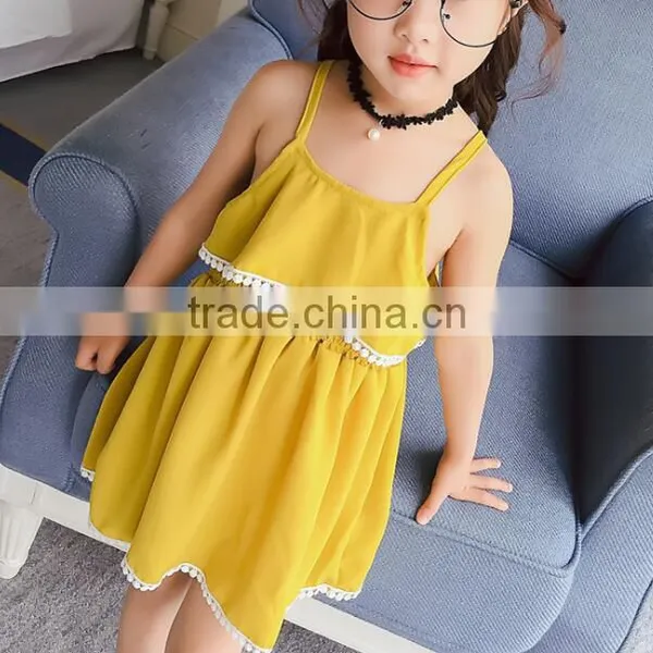 Zm35706a Latest Party Wear Dresses Fancy Toddler Summer Dress photo-3