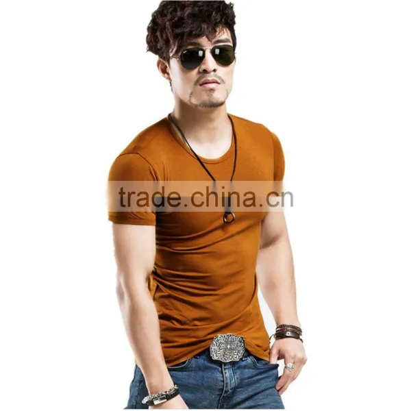 T Shirt,Custom T-Shirt,100%Cotton Man Blank T Shirt Wholesale China photo-5