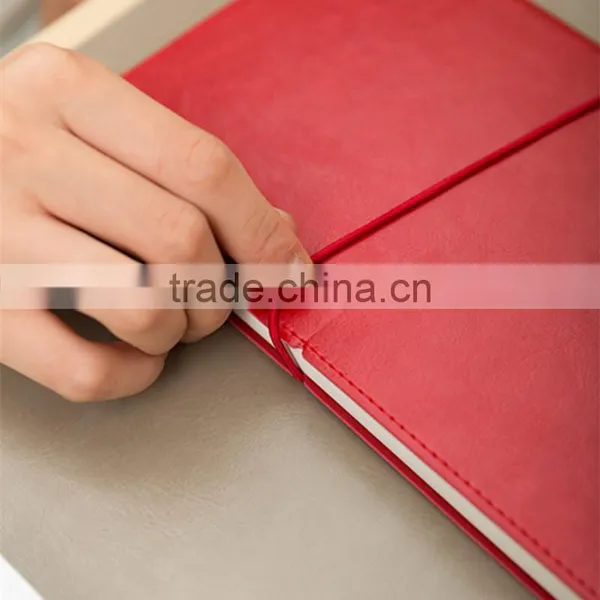 A5 Soft PU Cover Planner Customizable Journals Palnner With Sticthing & Band Section Sawing Binding Notebook photo-2