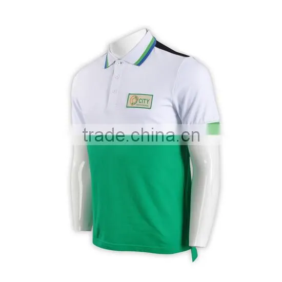 Fitness Button Slim Waist Men Polo Shirt 100% Cotton photo-2