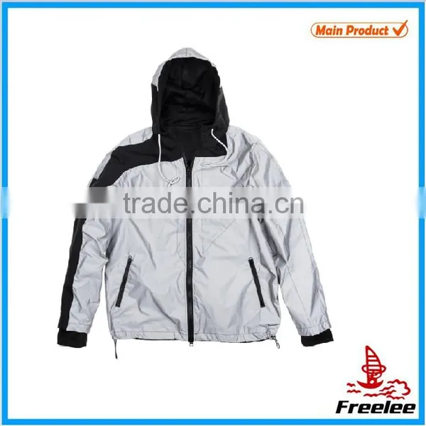 Reflective Jacket Mens Windbreaker Jacket Outdoor
