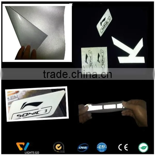 TPU Reflective Logo / Marks / Label for Shoes ,clothes and Bags photo-4