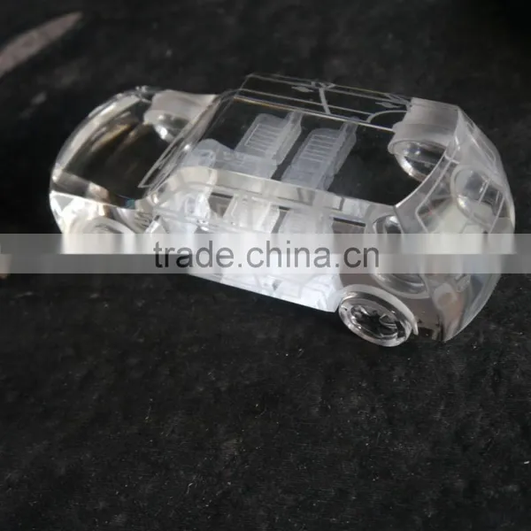 Transparent Antique 3D Crystal Car Model For Car Business Guest Memento photo-2