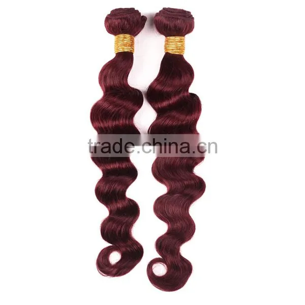 7A Grade Unprocessed Virgin Peruvian Loose Deep 99J 100% Peruvian Human Hair Loose Wave photo-6