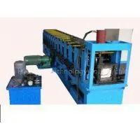 0.4 - 0.6mm Forming Thickness Gutter Pipe Roll Forming Machine