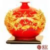 Lacquer Thread Sculpture Vase