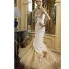 High Quality Row Flower Wedding Gown/Evening Dress/(any Size/color