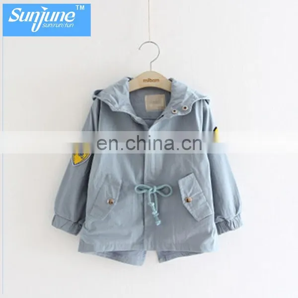 Wholesale Children 100% Cotton Soild Top With Hood