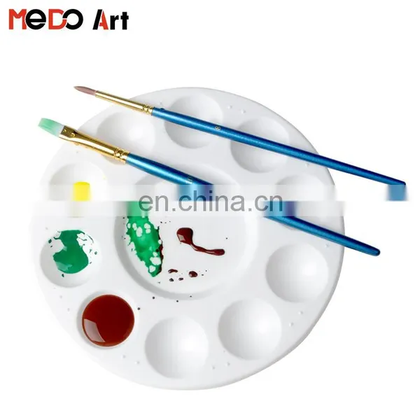 Watercolor Painting 11 Well Round Plastic Palette photo-5