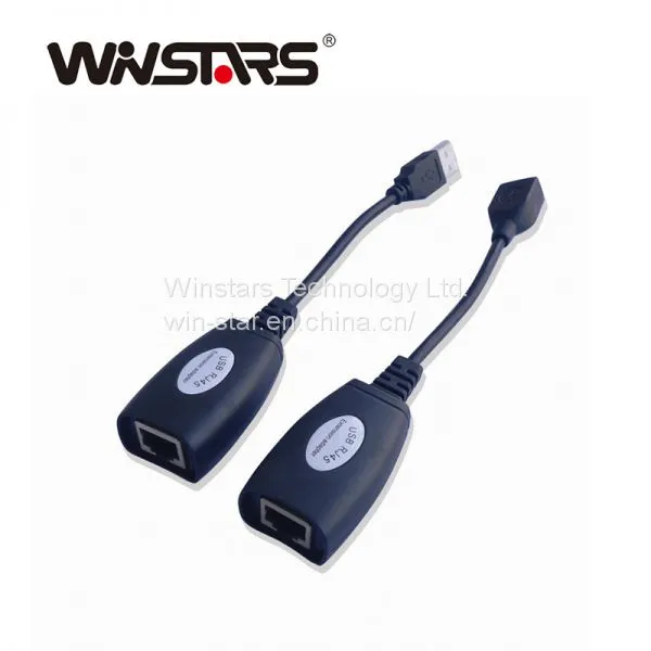 USB 2.0 Extension Ethernet Lan Adapter With 150m USB Extension Cable photo-2