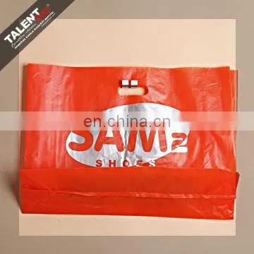 Custom Printed Logo Reusable Die Cut Handles Promotional Plastic Bag photo-5