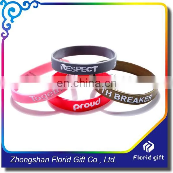 Popular Good Looking Logo Custom Bulk Cheap Silicone Bracelet photo-5