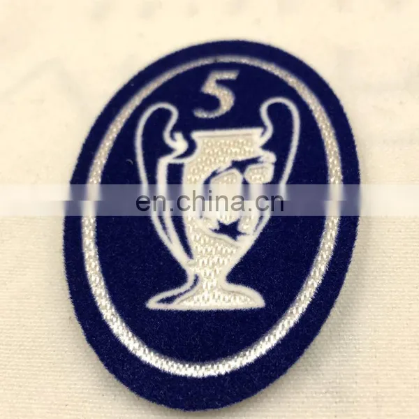 Iron-on Cute People Cartoon Embroidery 3d Flock Soccer Patch photo-4