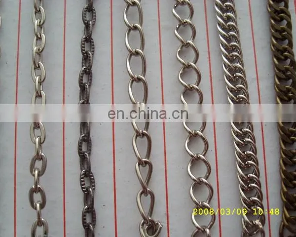 China Chain Supplier Custom Shiny Design Gold Metal Chain for Football Shoes photo-5