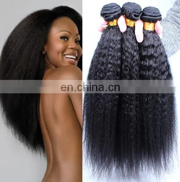 Shandong New Arrival High Quality 10-30inch 8A Grade Brazilian Hair Kinky Straight Hair Weaving photo-2