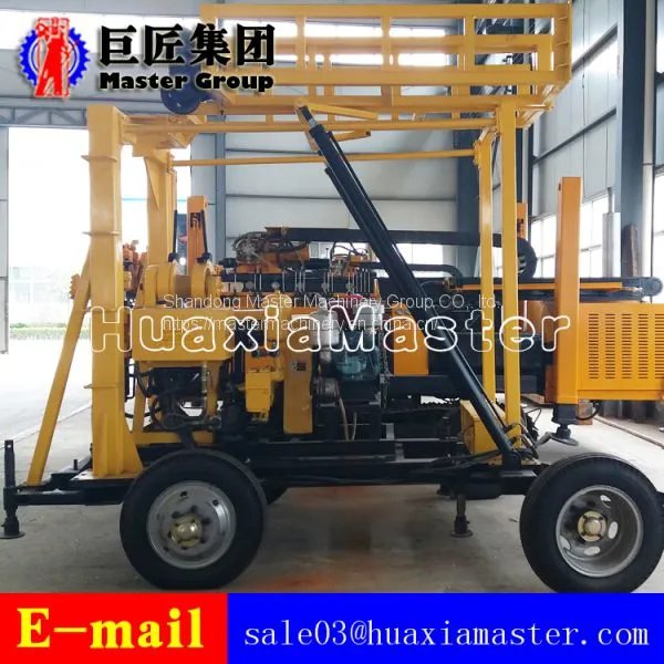XYX-130 Wheel Hydraulic Core Drilling Machine Wheel Core Drilling Rig photo-3