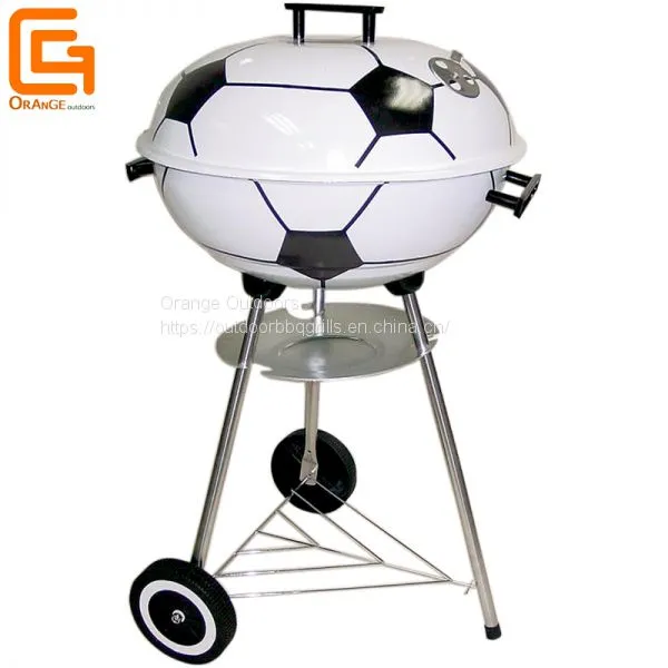 Easily Assembled Trolley European Bbq For Charcoal Grill Bbq Kettle