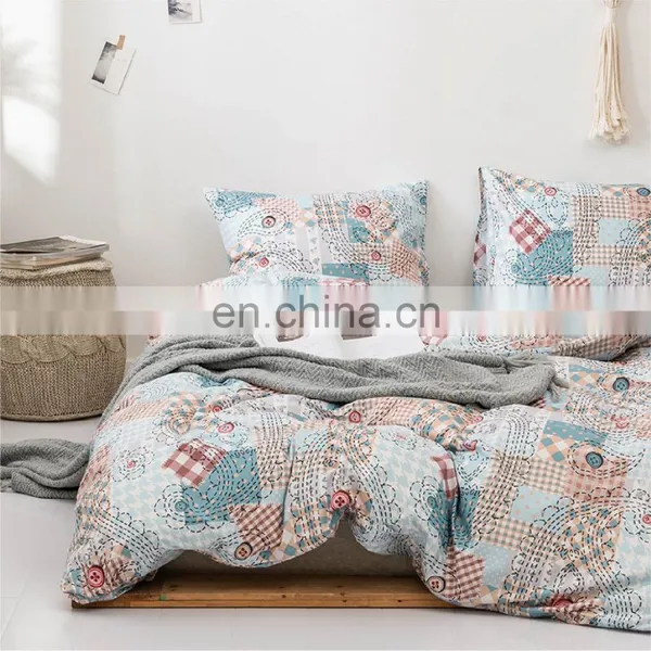 Modern Design Custom French Printed Polyester Microfiber Duvet Cover Bedding Set For Girl photo-4