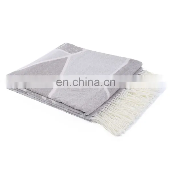 High Quality Soft Cozy 100%acrylic Printed Throw Blanket photo-6
