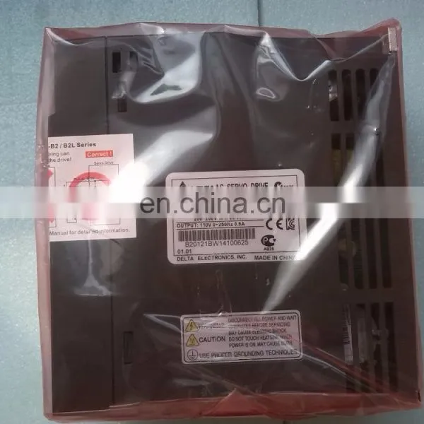 Delta With Brake Servo Motor With Drive 400W ECMA-C20604SS/FS+ASD-B2-0421-B photo-2