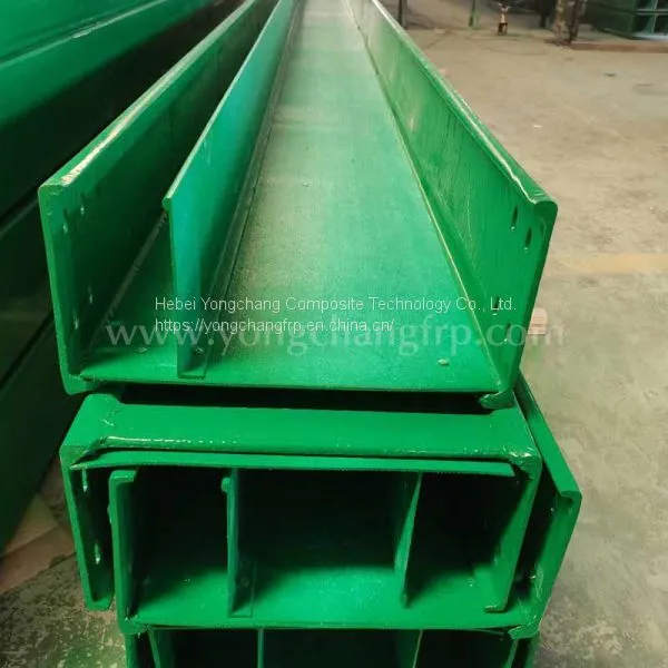 Carbon Steel / Glass Fiber Reinforced Plastic Composite Cable Tray Composite Cable Tray FRP Cable Ladder