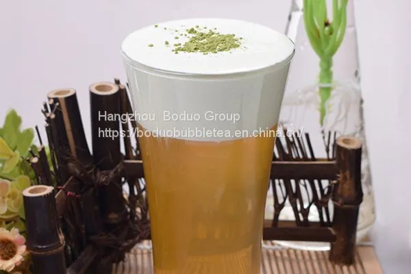 Yogurt & Coconut Flavored Powder Boduo Bubble Tea Raw Material China Supplier Factory photo-2
