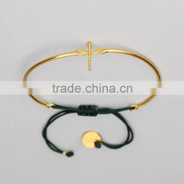 Simple Elephant Charm Rope Bracelet, Elephant Charm Friendship Bracelet photo-5
