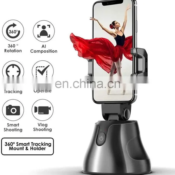 Phone Holder 360 Rotation Auto Face Object Tracking Shooting Photo Vlog Live Video Mobile Stand Tripod Smart Selfie Stick photo-2
