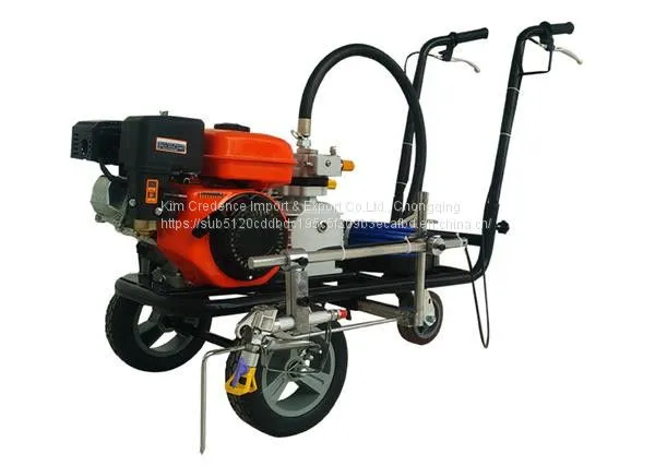 High Quality Factory Direct Sale Road Marking Machine with Wheels and Electric Start