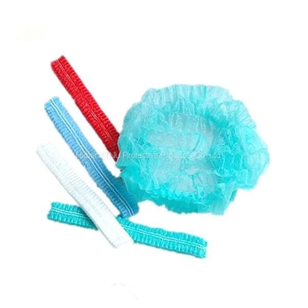 OEM 21 Inch Disposable Nonwoven Cap Single Use Mob Cap For Operating Room