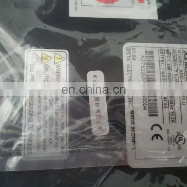 Delta AC Servo Drive ASD-A2-7523-U 7.5KW 50/60Hz 3PH 26.3A ASD-A2 Series Servo Driver High Quality photo-3