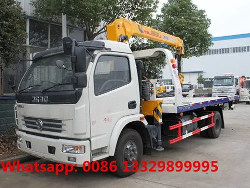 Good Price Dongfeng 4tons Wrecker Tow Truck With Telescopic Boom for Sale photo-2