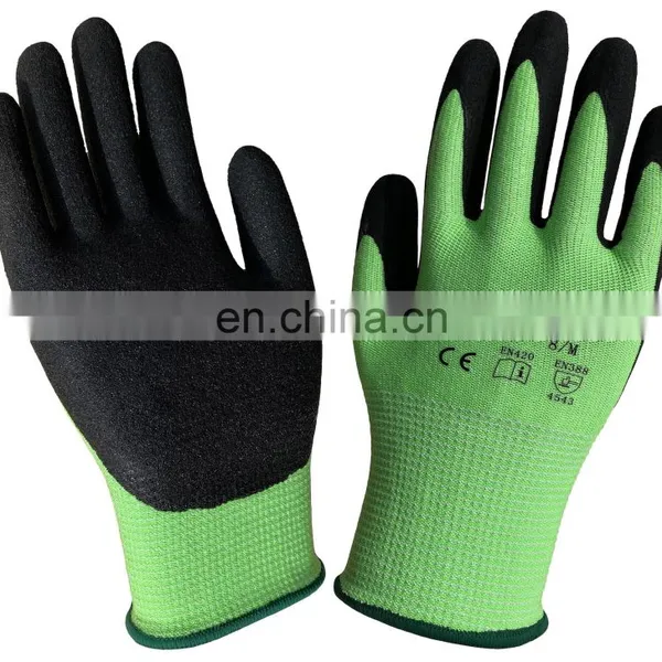 Glass Handing HPPE Stain Steel ANSI A4 Anti Cut Resistant Butcher Safety Work Gloves photo-5