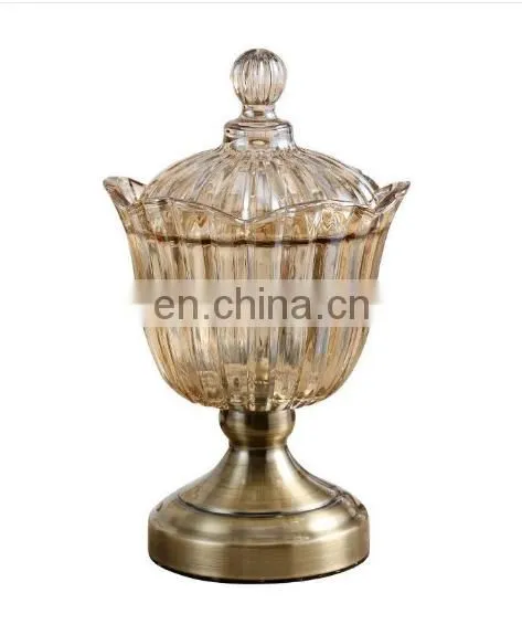 Wholesale Clear Custom Cheap Food Storage Glass Jar With Lids Candy Jar