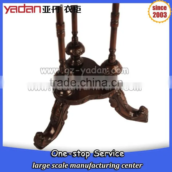 Mushroom Shaped Black Double Layer Wood Sofa Coffee Table Side Table photo-3