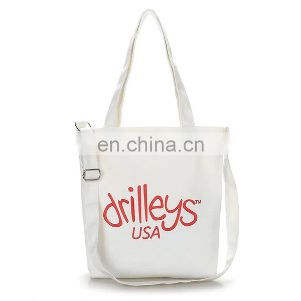 Manufacturers Direct Sales Custom Logo Single Shoulder Sloping Canvas Bag Shoulder Strap Adjustable Shopping Bag