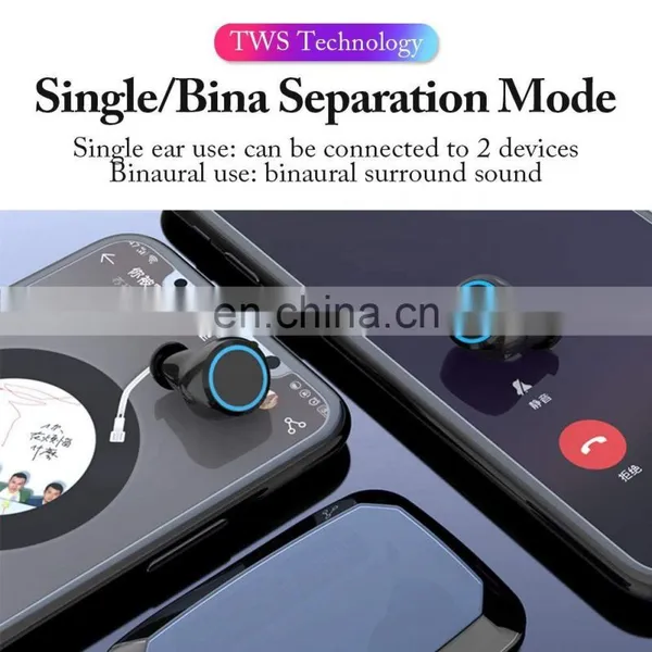 Original Wireless Headphones M11 TWS 5.0 In-ear Wireless Earphones HiFi IPX7 Waterproof Headset for Sports photo-2