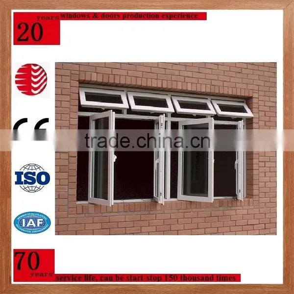 Aluminum Top Hung Double Glazing Awning Windows photo-2