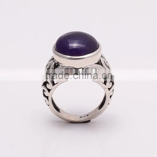 AMETHYST RING Ring,925 Sterling Silver Jewelry Wholesale,WHOLESALE SILVER JEWELRY,SILVER EXORTER,SILVER JEWELRY FROM INDIA photo-3