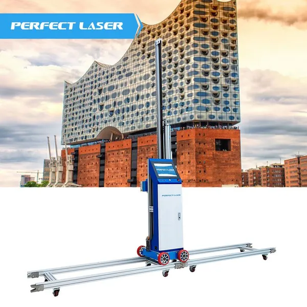 9600dpi CMYK LCD Control Vertical Wall Inkjet Printing Machine