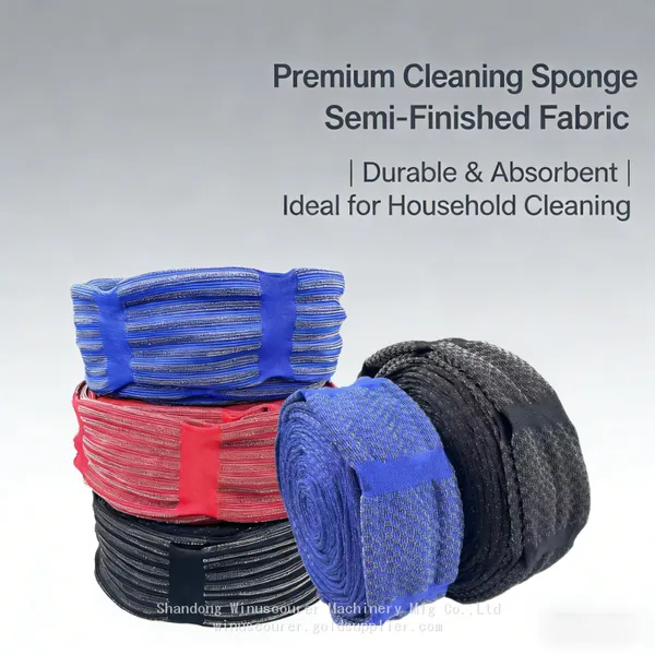 Wholesale Polyester Silver Wire Mesh Sponge Dish Cloth Roll Semi-Finished Cleaning Fabric Multi Color Custom Size photo-3