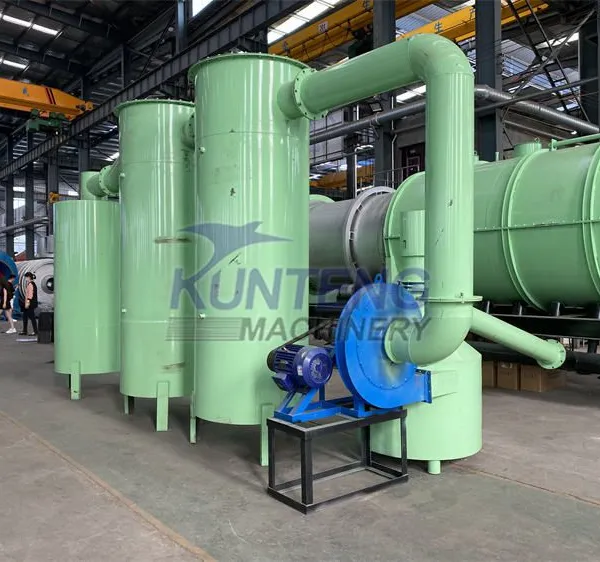 No-Smoke Continuous Wood Chip and Coconut Shell Carbonization Furnace Charcoal Making Machine EPC photo-4