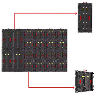 P2.6 P2.9 P3.91 6x2M Rental Outdoor LED Display Screen, Suitable for Advertising, Shopping Mall Events photo-2