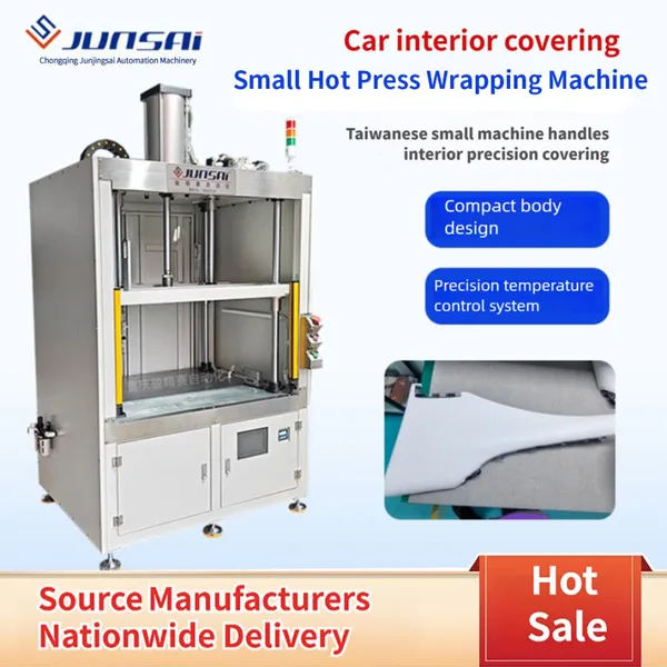 Car Interior Covering Small Hot Press Wrapping Machine