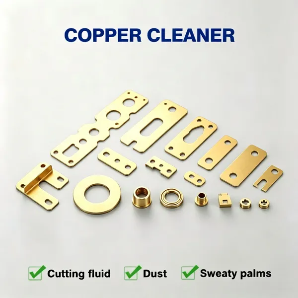 RSB‑107 Copper Cleaning Agent Liquid, Heavy‑Duty Industrial Degreaser for Cleaning Various Copper Parts Without Damaging Copper Substrate