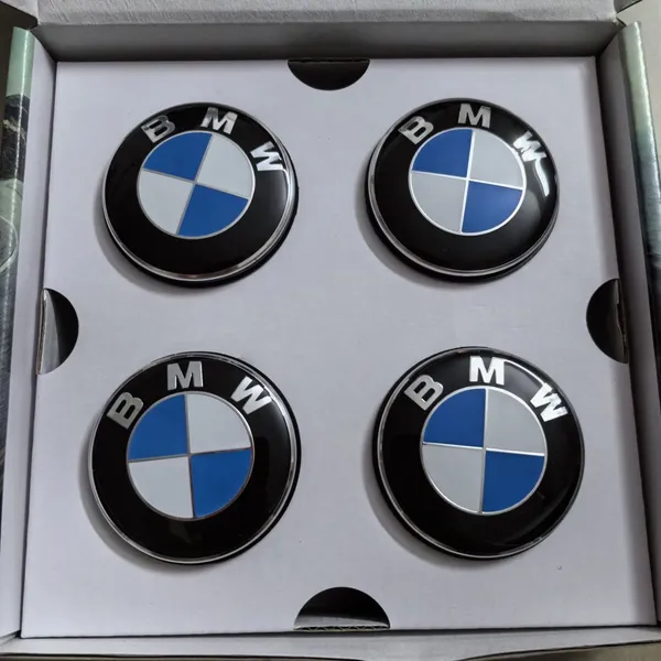 Auto Part Logo 56mm 68mm BMW Floating Wheel Center Hub Cap Car Emblem