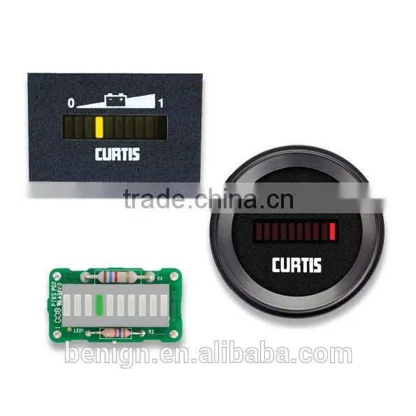 Curtis Battery State-of-Charge (BSOC) Instrumentation Model 906 for Use in Electrically Powered Vehicles