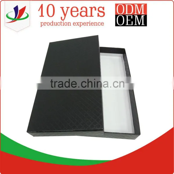 Cardboard Paper Matte Black Gift Box photo-4