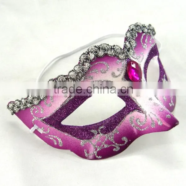 Supply Exquisite Christmas Carnival Venice Fancy Party Masquerade Mask Charming Half Face Party Mask Half Face Ski Mask photo-6